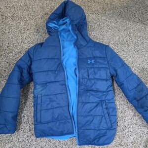 Under Armour Kids Blue Puffer Jacket